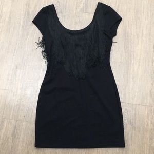 ABS Allen Schwartz Collection Fringe Dress